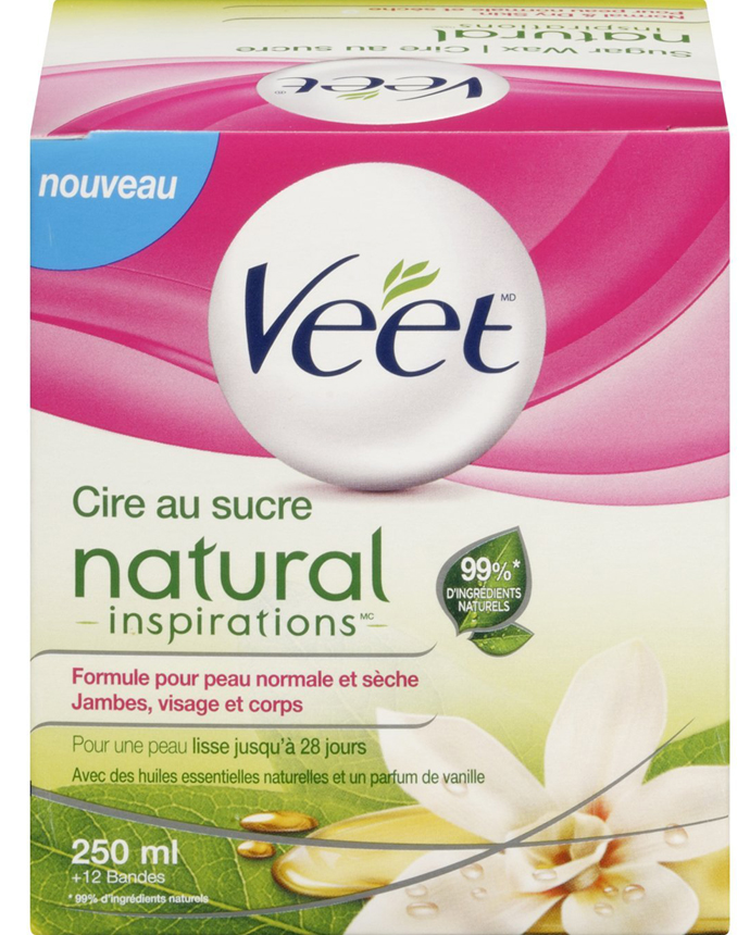 Veet Natural Inspiration Warm Sugar Wax  	