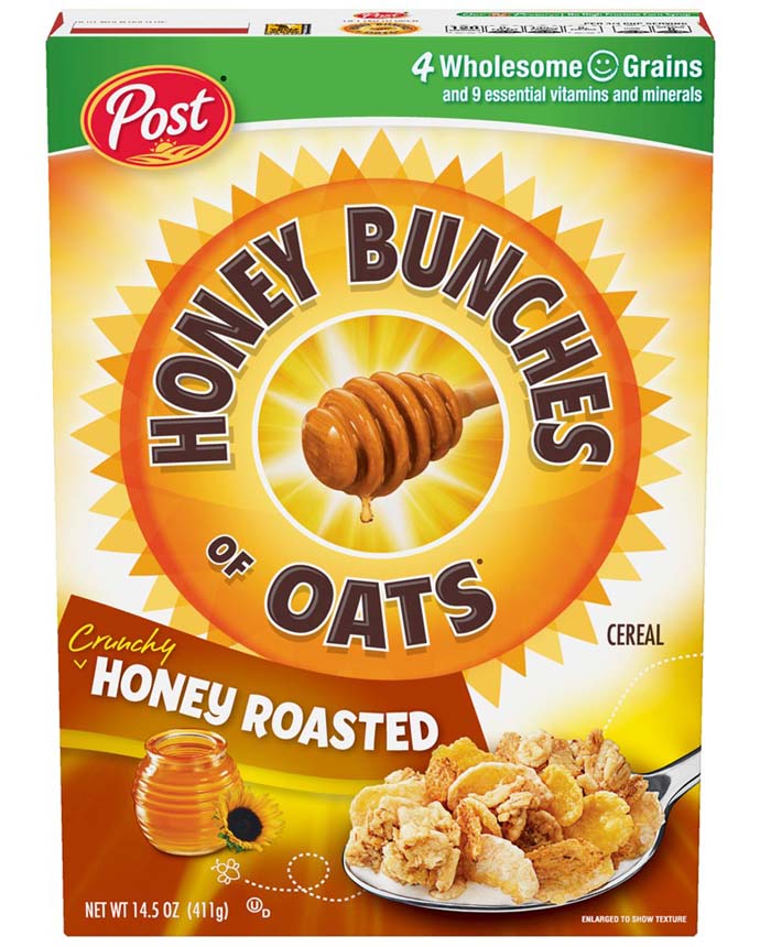 Post Honey Bunches Of Oats Honey Roasted Cereals 