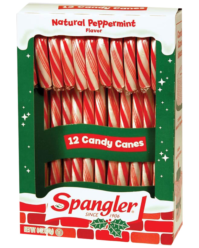 Spangler Candy Canes Peppermint