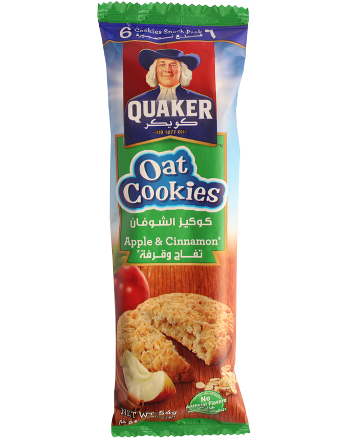 Quaker Oats Cookies Apple & Cinnamon
