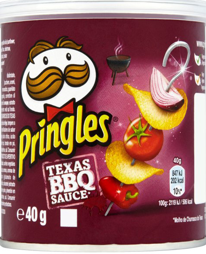 Pringles Texas BBQ Sauce Snacks Crisps
