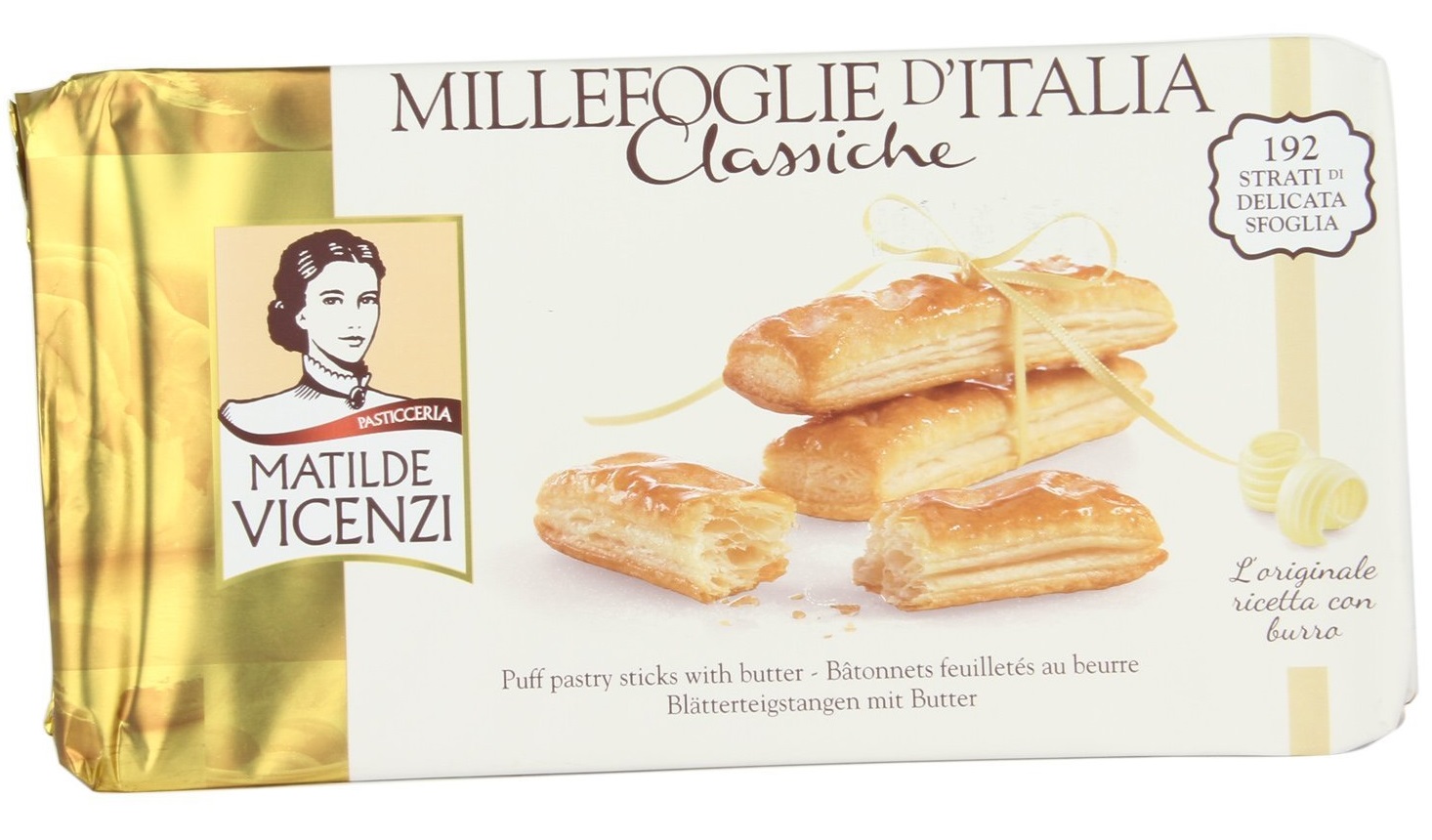 Vicenzi  Biscuits Puff Pastry Stick With Butter