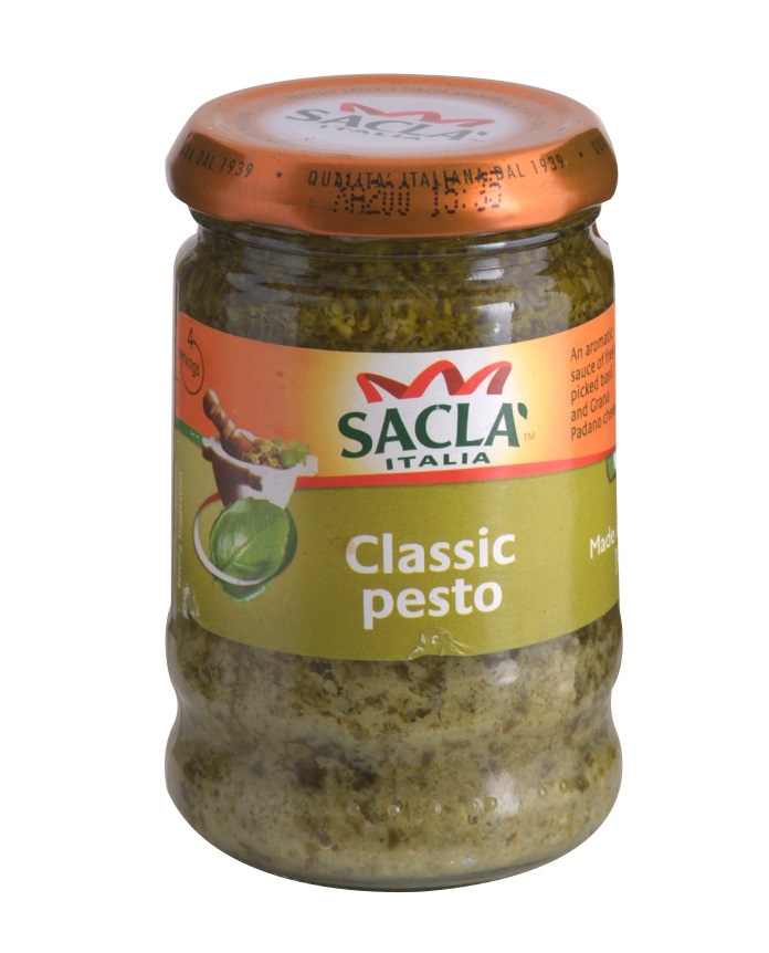 Sacla Pasta Sauce Pesto Classic Green