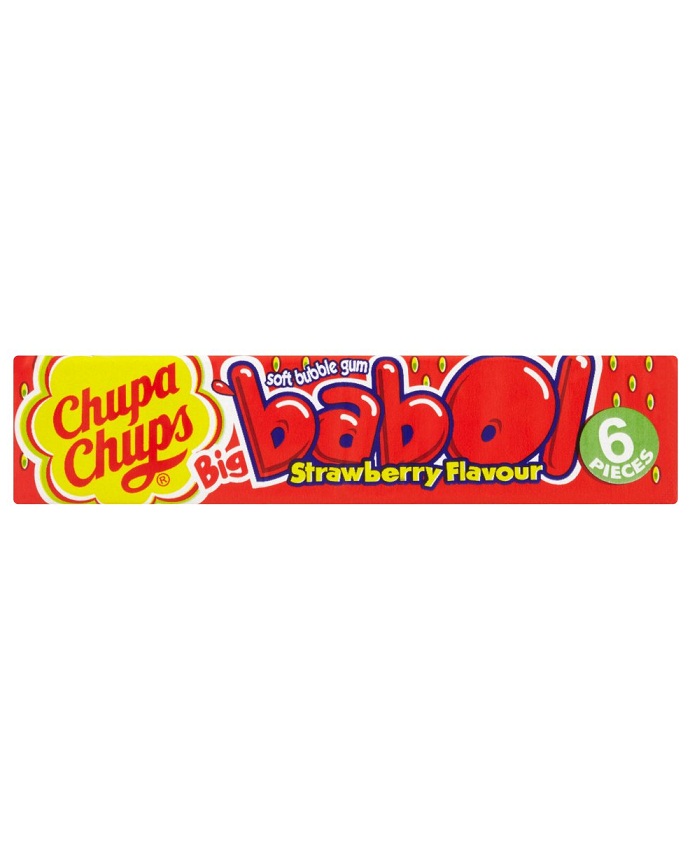 Chups Chups Gum Strawberry 