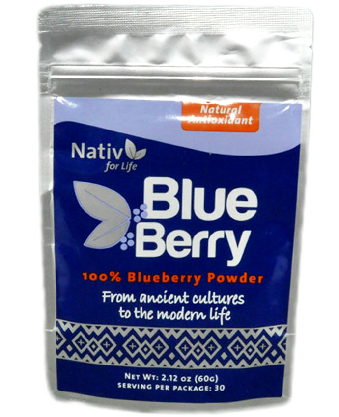 Nativ For Life Blueberry 100% Powder