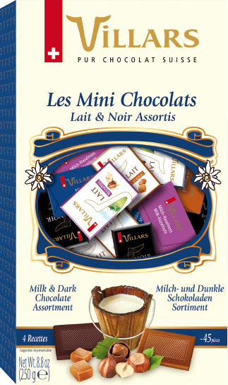 Villars Mini Choco Swiss Game Etui Box 250G