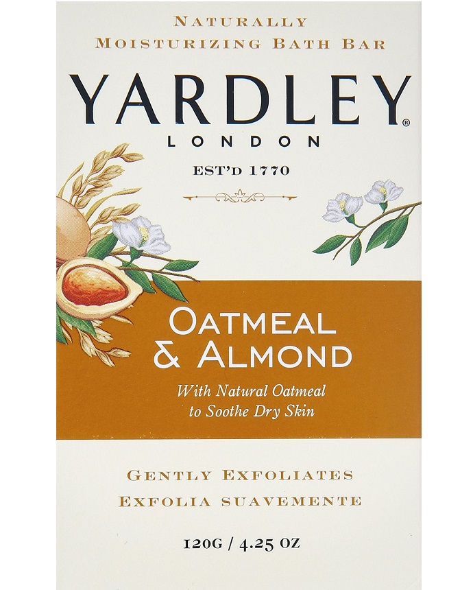 Yardley Bath Bar Naturally Moisturizing Oatmeal & Almond
