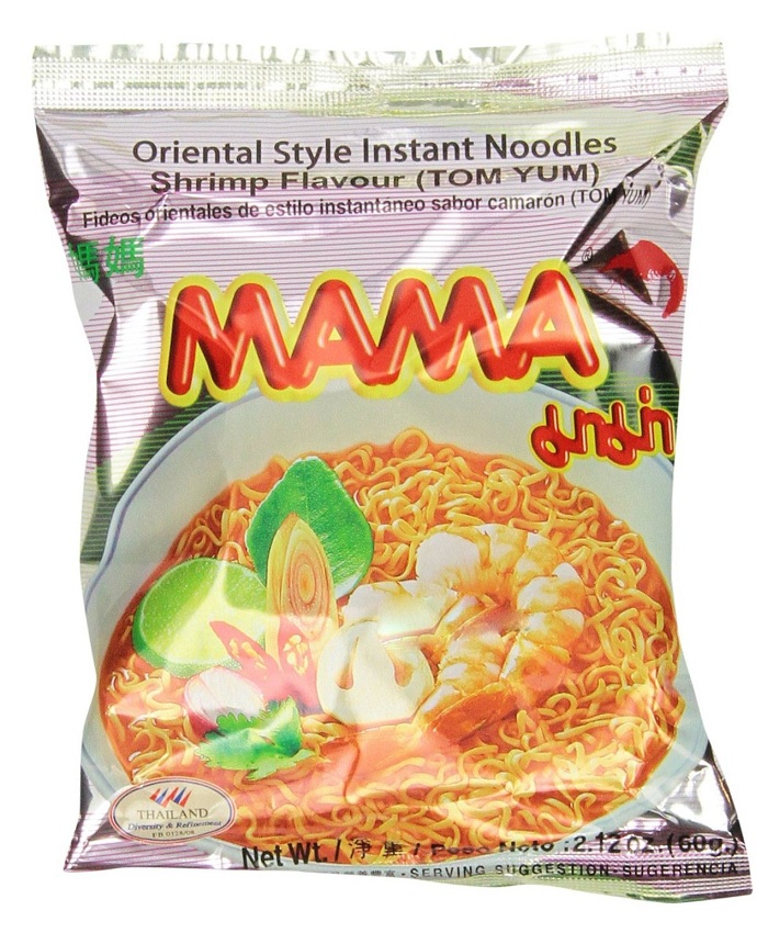 Mama Oriental Style Shrimp Tom Yum Instant Noodles 60g