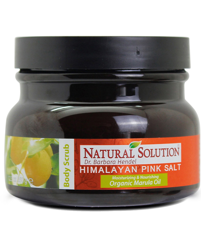 Natural Solution Himalayan Pink Salt Body Scrub Marula Oil 350g 