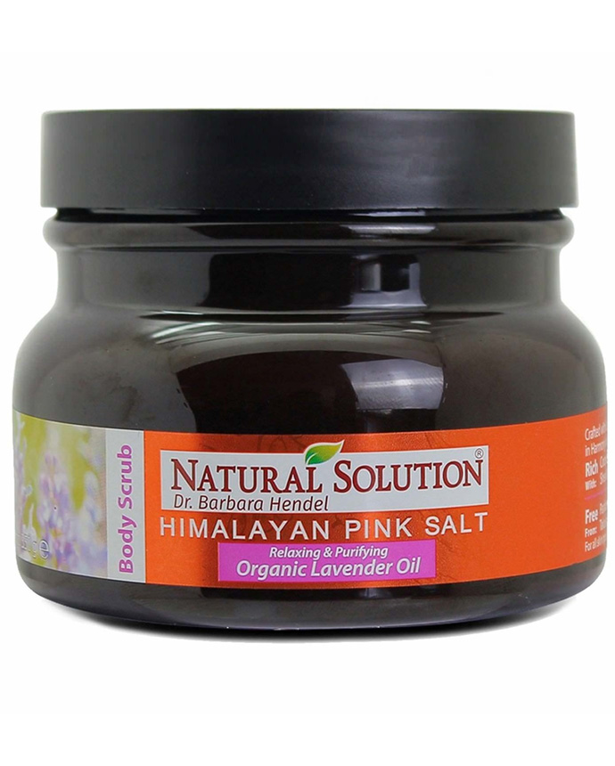 Natural Solution Himalayan Pink Salt Body Scrub Lavender 350g 