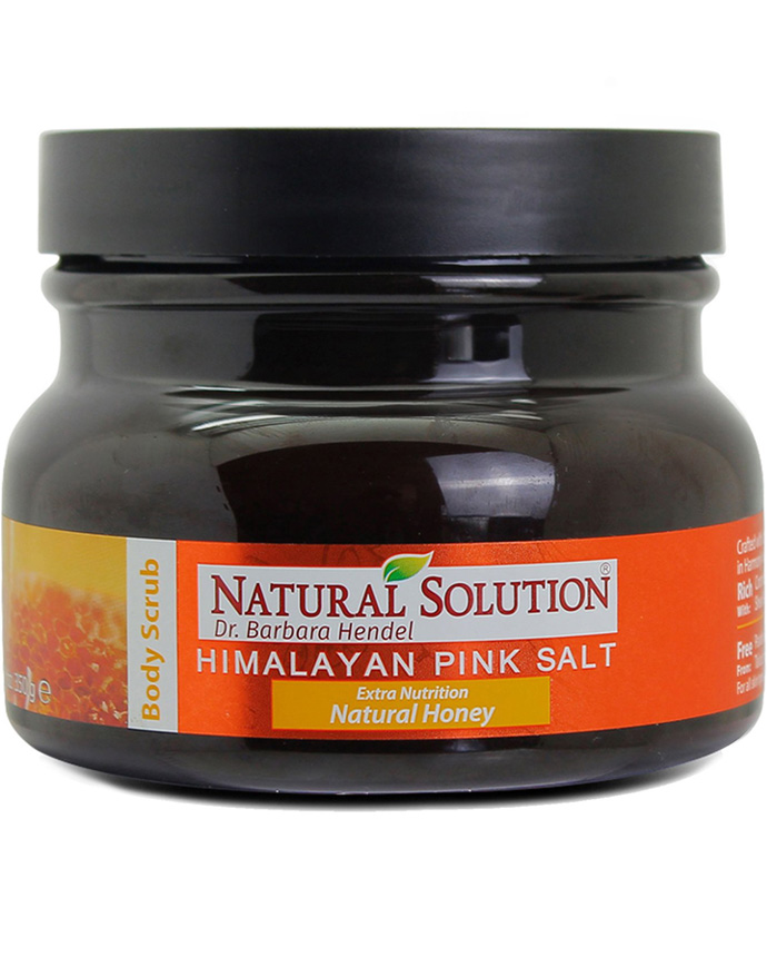 Natural Solution Himalayan Pink Salt Body Scrub Honey 350g 