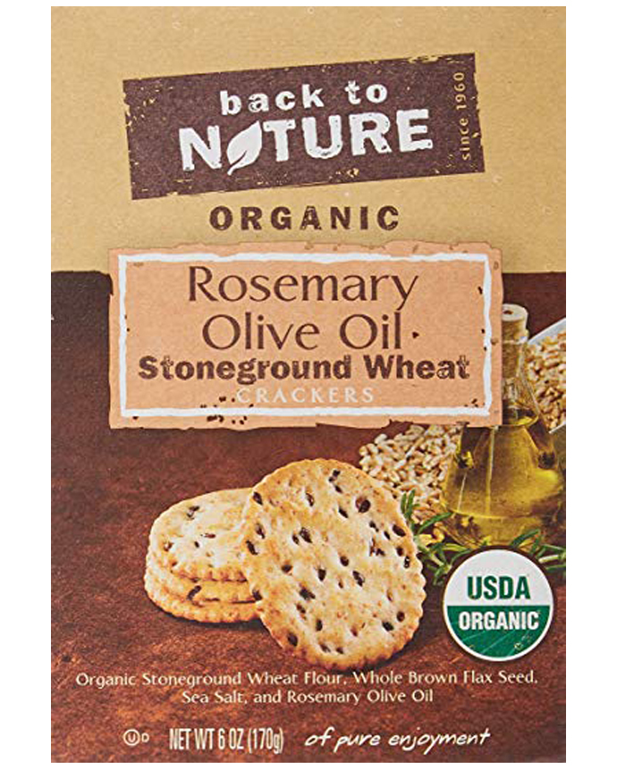 Back to Nature Organic Rosemary Olive Oil Strong Ground Wheat 170g