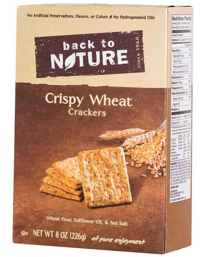 Back to Nature Crispy Wheat Cracker 226g