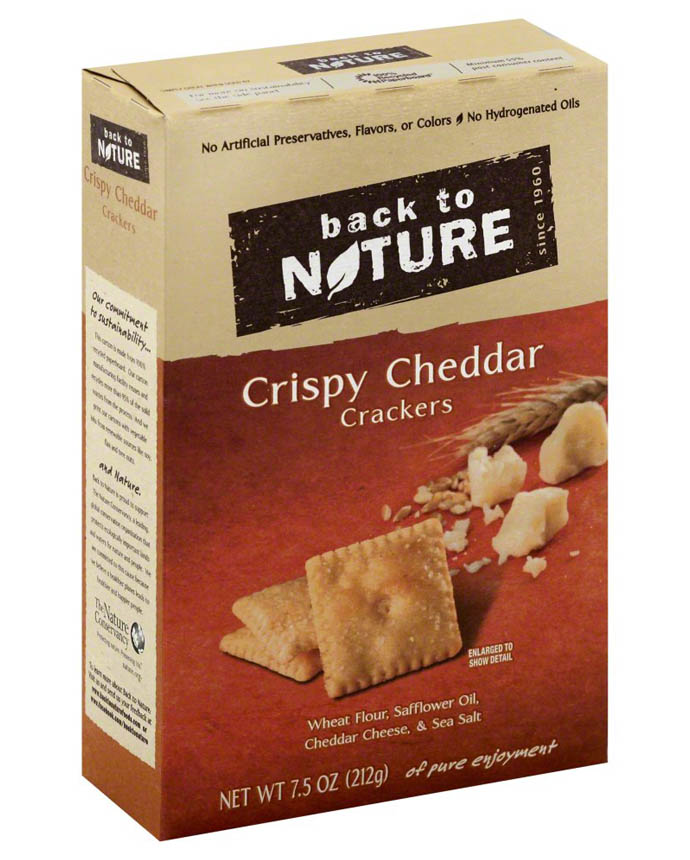 Back to Nature Crispy Cheddar Cracker 212g 