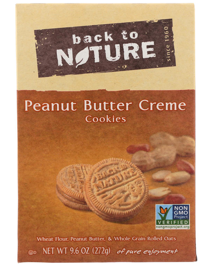 Back to nature Peanut Butter Cream Cookies 181g