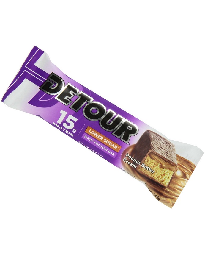 Detour Lower Sugar Whey Protein Bar Chocolate Chip Caramel