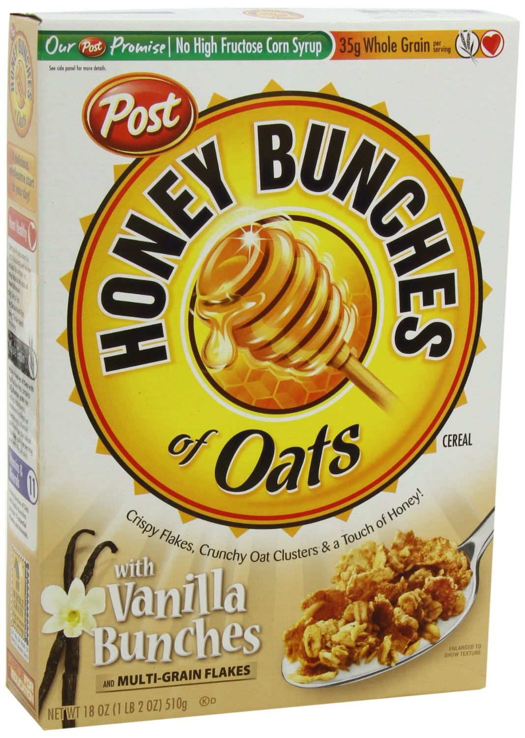 Post  Cereal Honey Bunches Of Oats Vanilla