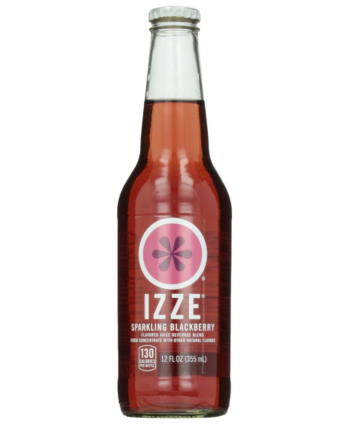 Izze Sparkling Juice Bottle Blackberry