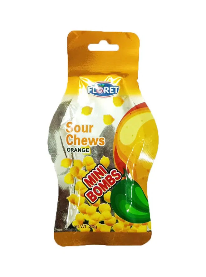 Floret Sour Chews Orange 20g