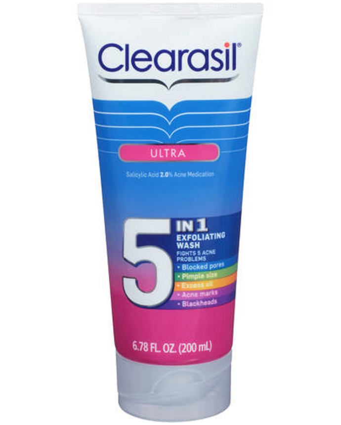 Clearasil Ultra 5in1 Exfoliating Wash 200ml 