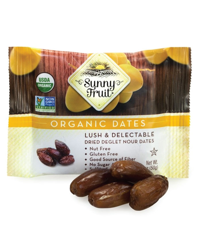 Sunny Fruit Tasty & Healthy Organic Dried Dates 50g