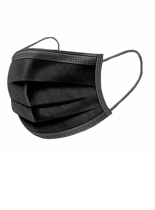 Black Surgical Face Mask Disposable