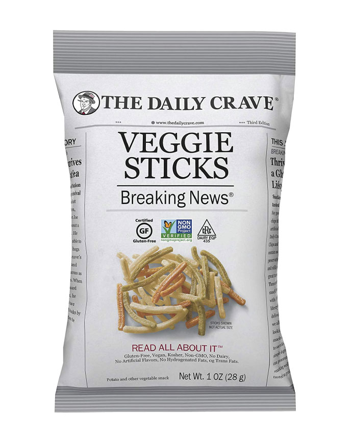 The Daily Crave Veggie Sticks 28g