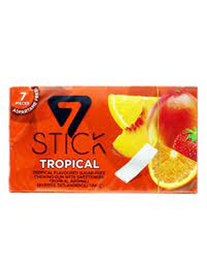 7 STiCK Sugar Free Mixed Fruit Flavoured Tropical 