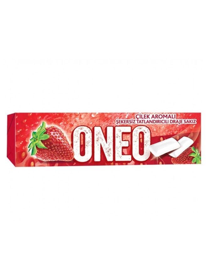 Ulker Oneo Gum Tablet Stick Strawbery 14g