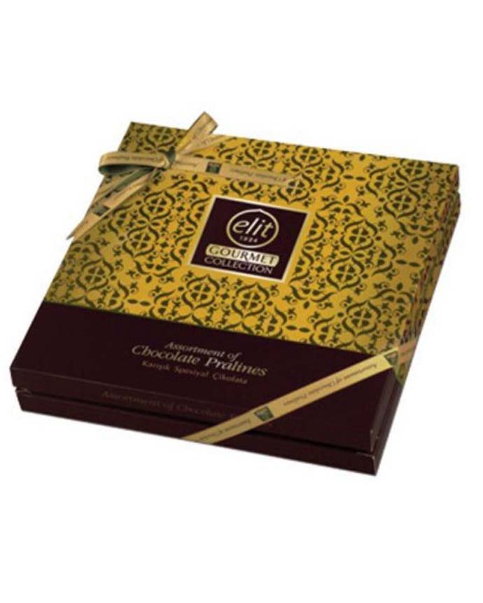 Elit Chocolate Gift Box Gourmet Collection Yellow 365g