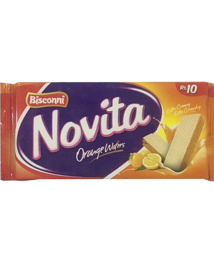 Bisconni Novita Orange Wafer Half Roll