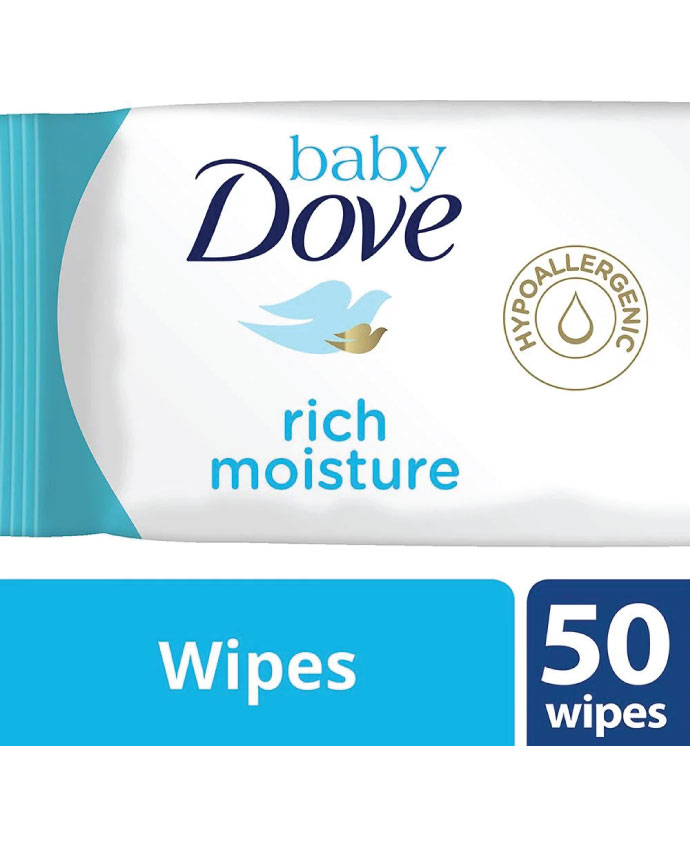 Dove Baby Wipes Rich Moisture 50 Wipes