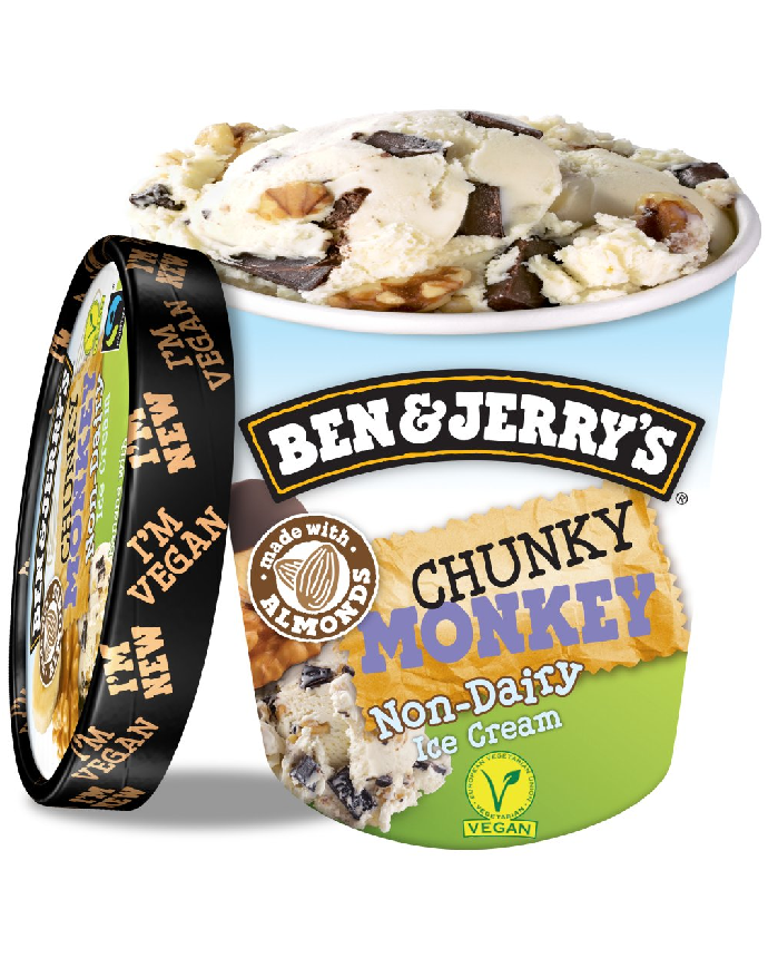 Ben & Jerry's Chunky Monkey Non-Dairy Ice Cream 500ml