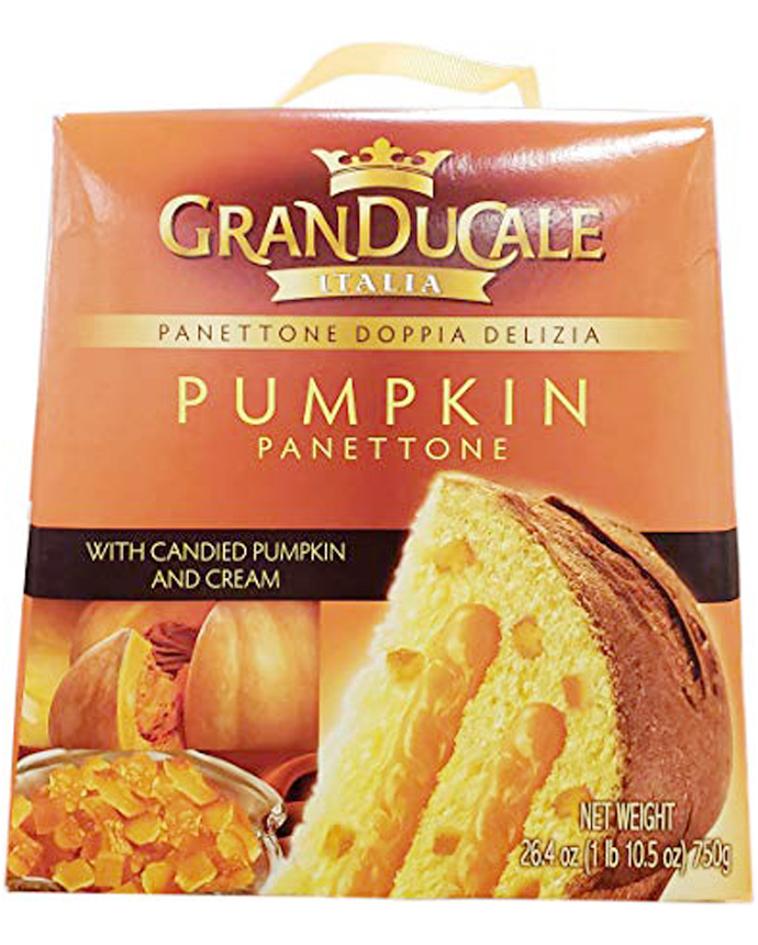 Granducale Italian Panettone Pumpkin Cake 750 Grams