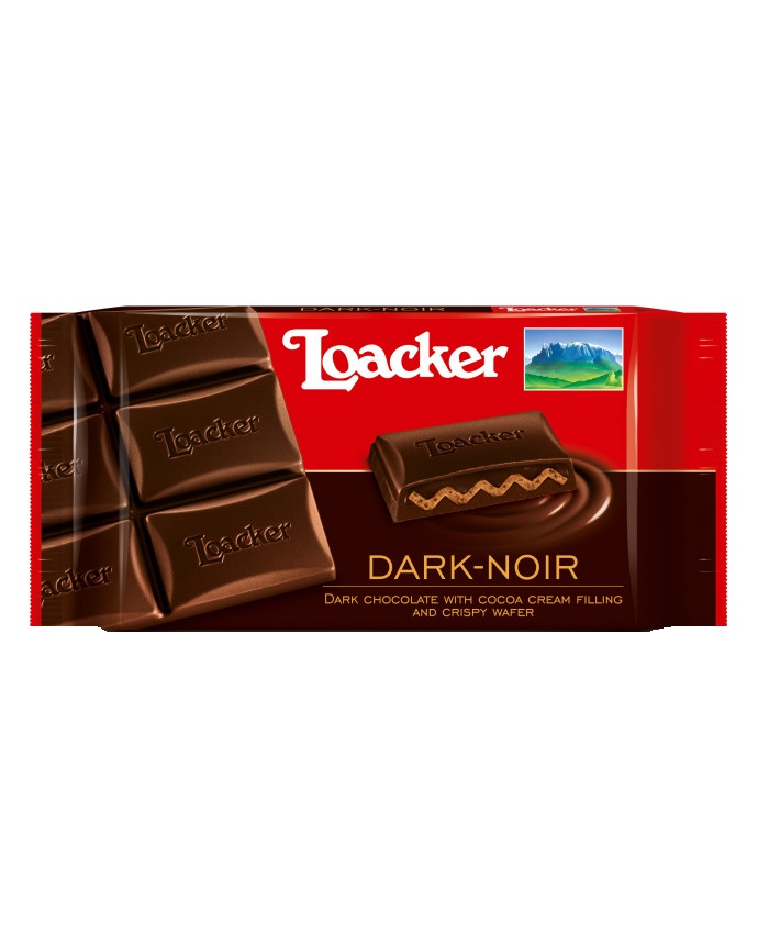 Loacker Dark Noir Chocolate 