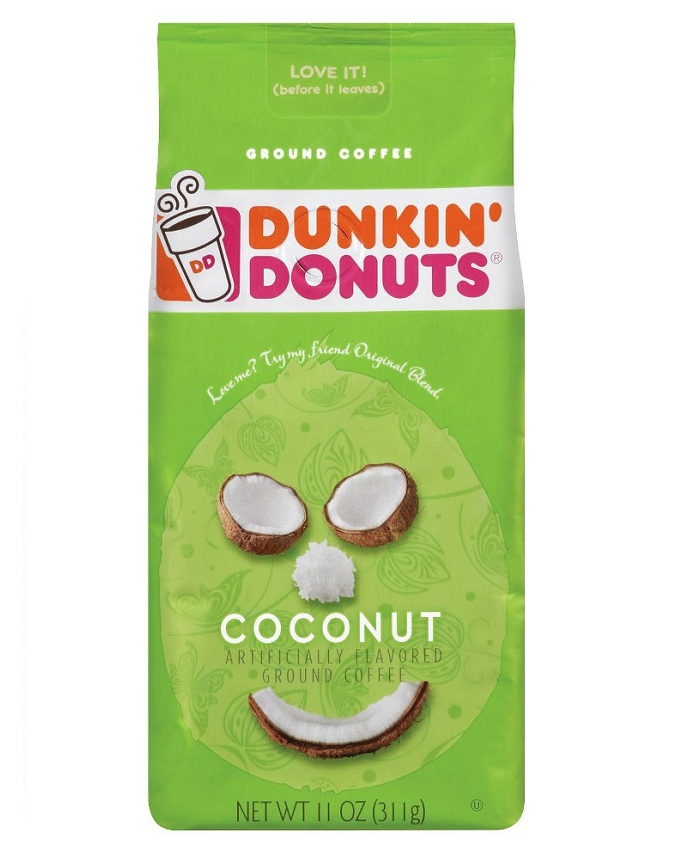 Dunkin Donuts Ground Coffee Coconut 