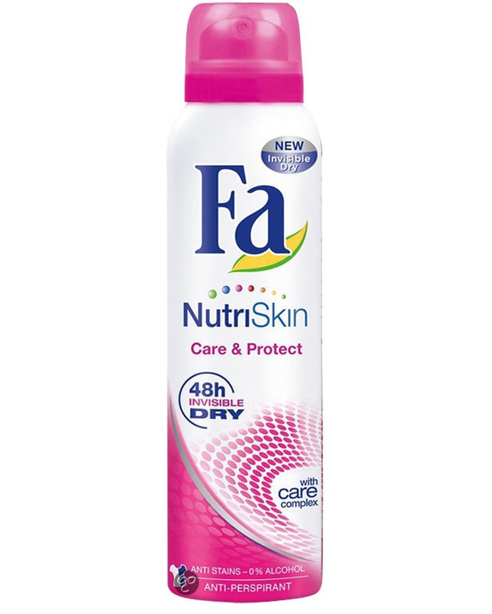 Fa Nutri Skin Care & Protect Anti Perspirant Body Spray - Alcohol Free