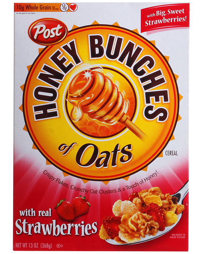 Post Honey Bunches of Oats with Real Strawberries Cereal