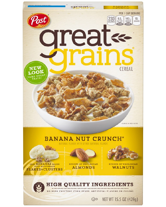Post Selects Banana Nut Crunch Cereal