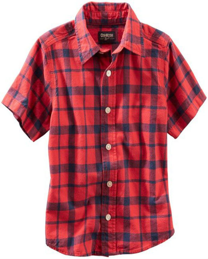 Oshkosh Bgosh Little Boys Check Shirt