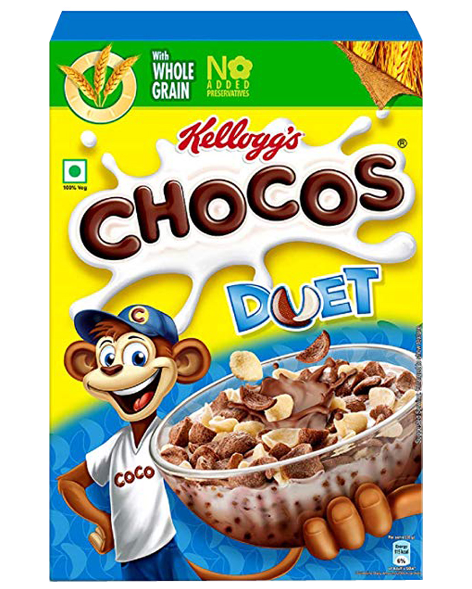 Kellogg's Chocos Duet Cereal 375g 