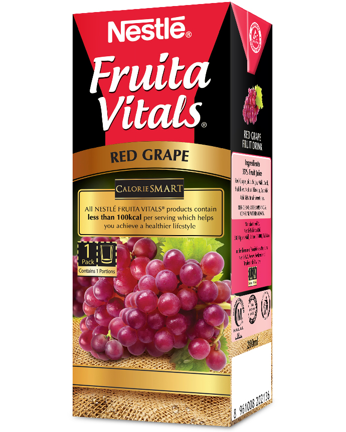 NESTLÉ FRUITA VITALS Red Grape Fruit Drink - 200 ml