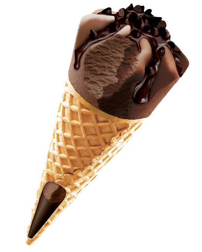 Walls Cornetto Double Chocolate Ice Cream
