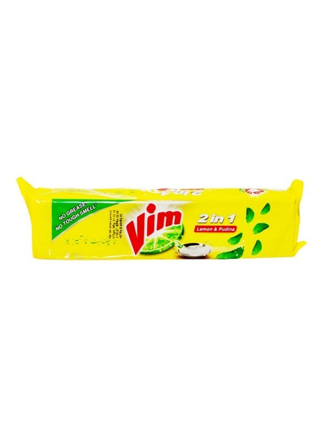 Vim Long Bar 2 In 1 Lemon And Pudina 230g