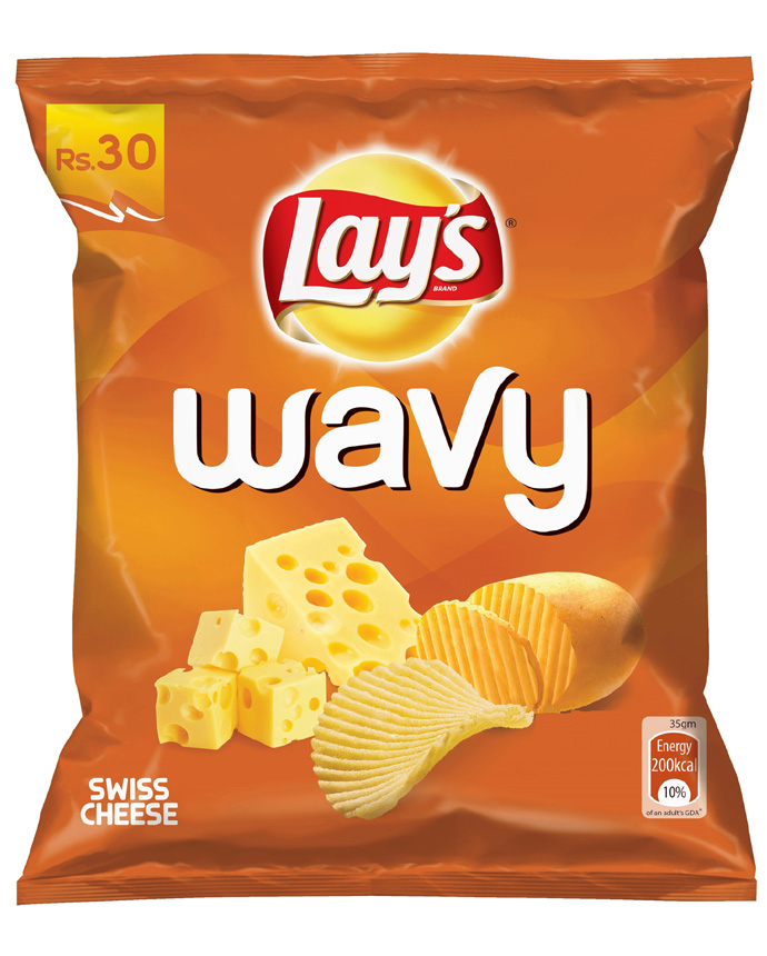 Lays Wavy Swiss Cheese 35g