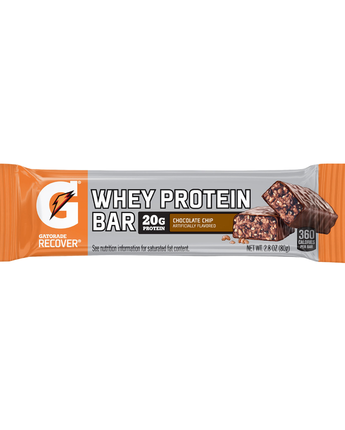 Gatorade Whey Chocolate Chip Protein Recover Bars
