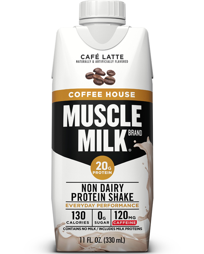 Muscle Milk Coffee House Non Dairy Cafe Latte Protein Shake 