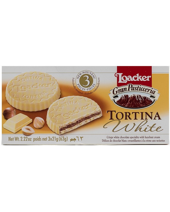 Loacker Wafers Tortina  White