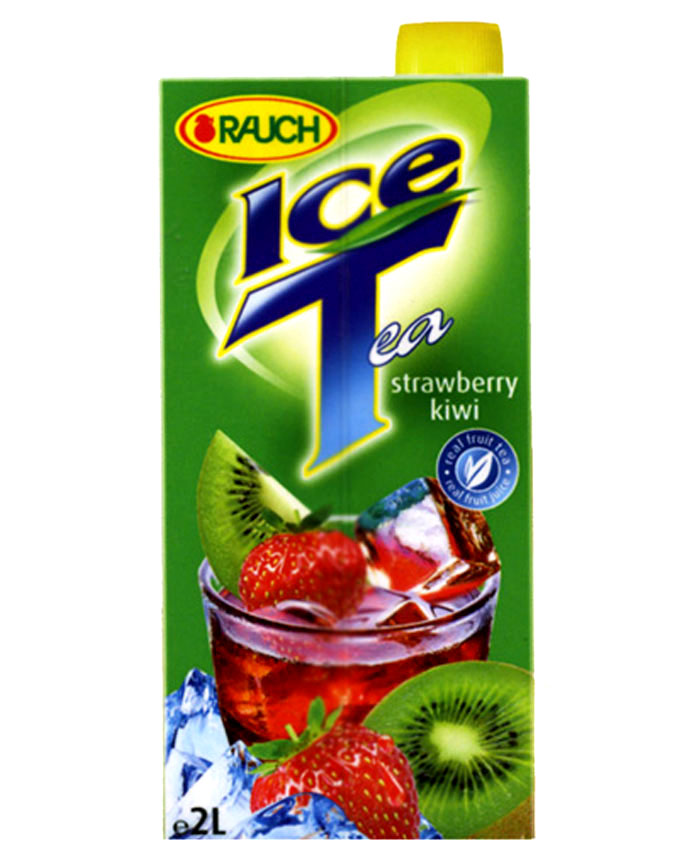 Rauch Ice Tea Strawberry & Kiwi Bottle