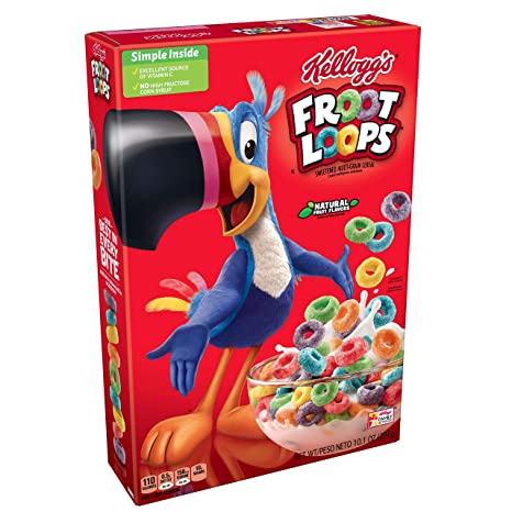 Kelloggs Froot Loops Cereal 286g